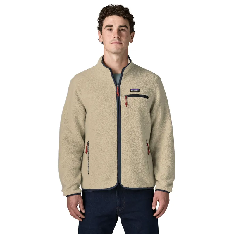 Patagonia Men's Retro Pile Fleece Jacket in Pelican-1