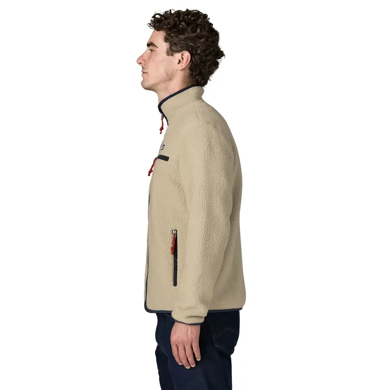 Patagonia Men's Retro Pile Fleece Jacket in Pelican-2
