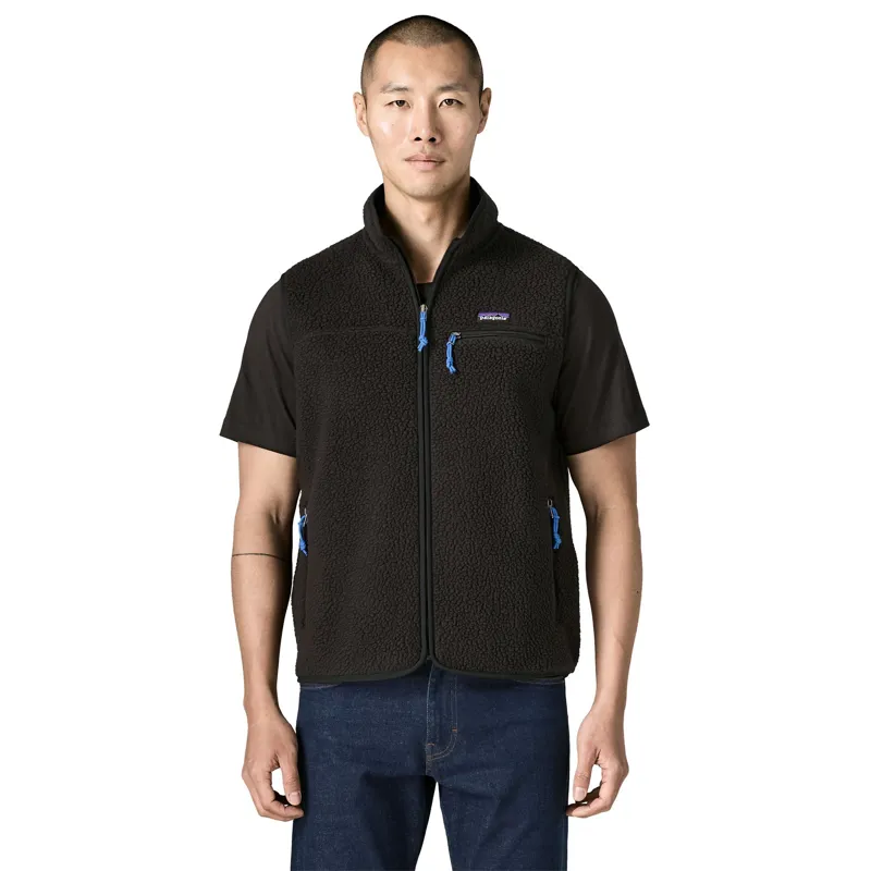Patagonia Retro Pile Men's Fleece Vest in Black-1