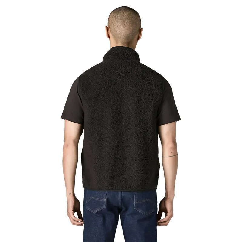 Patagonia Retro Pile Men's Fleece Vest in Black-3
