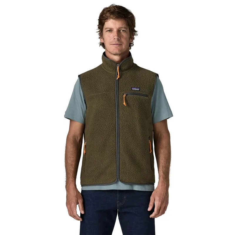 Patagonia Retro Pile Men's Fleece Vest in Basin Green-1