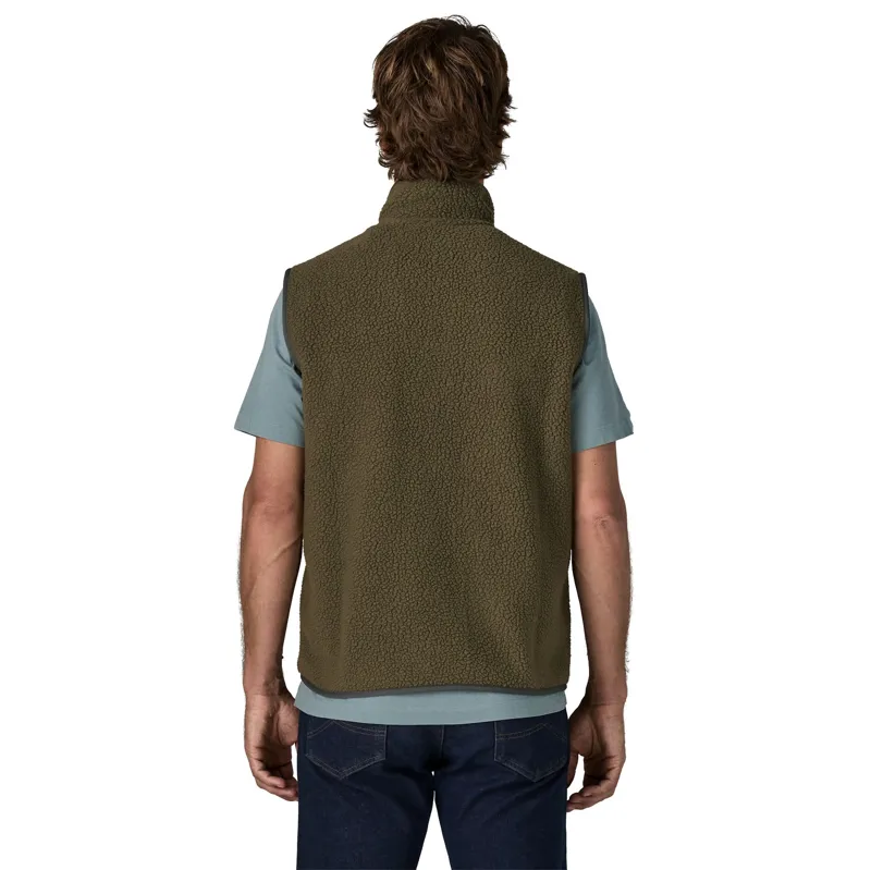 Patagonia Retro Pile Men's Fleece Vest in Basin Green-2