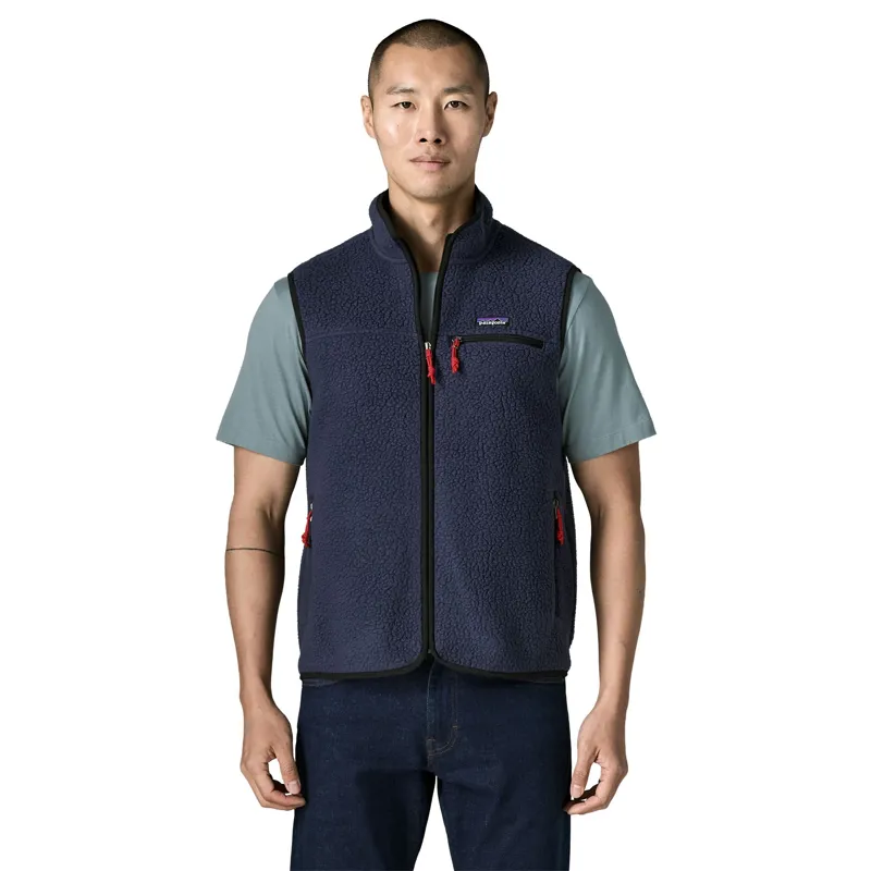 Patagonia Retro Pile Men's Fleece Vest in New Navy-1