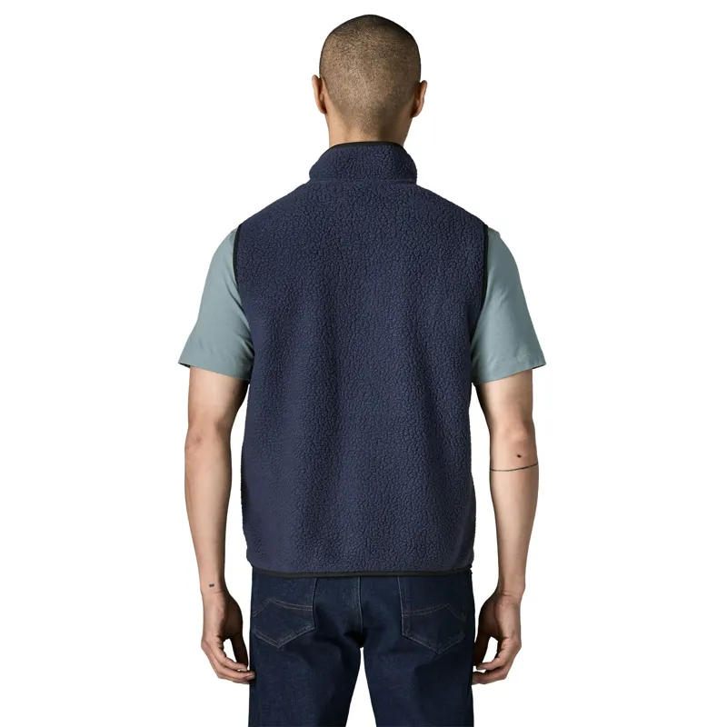 Patagonia Retro Pile Men's Fleece Vest in New Navy-2