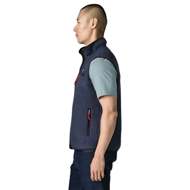 Patagonia Retro Pile Men's Fleece Vest in New Navy-4