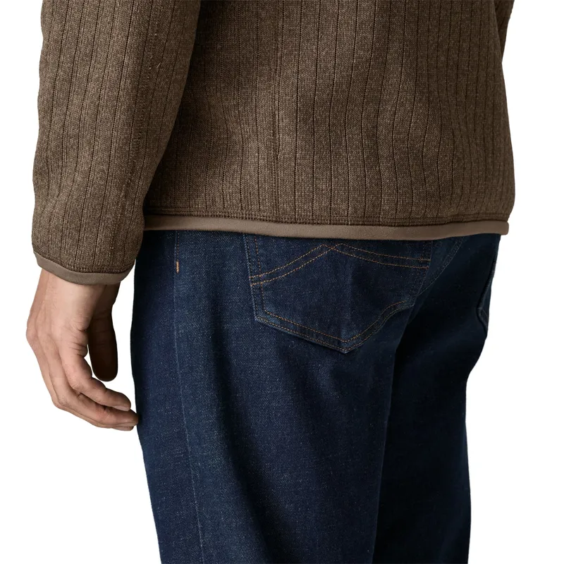 Patagonia Better Sweater Men's Fleece Jacket in Marlow Brown Rib Knit-2