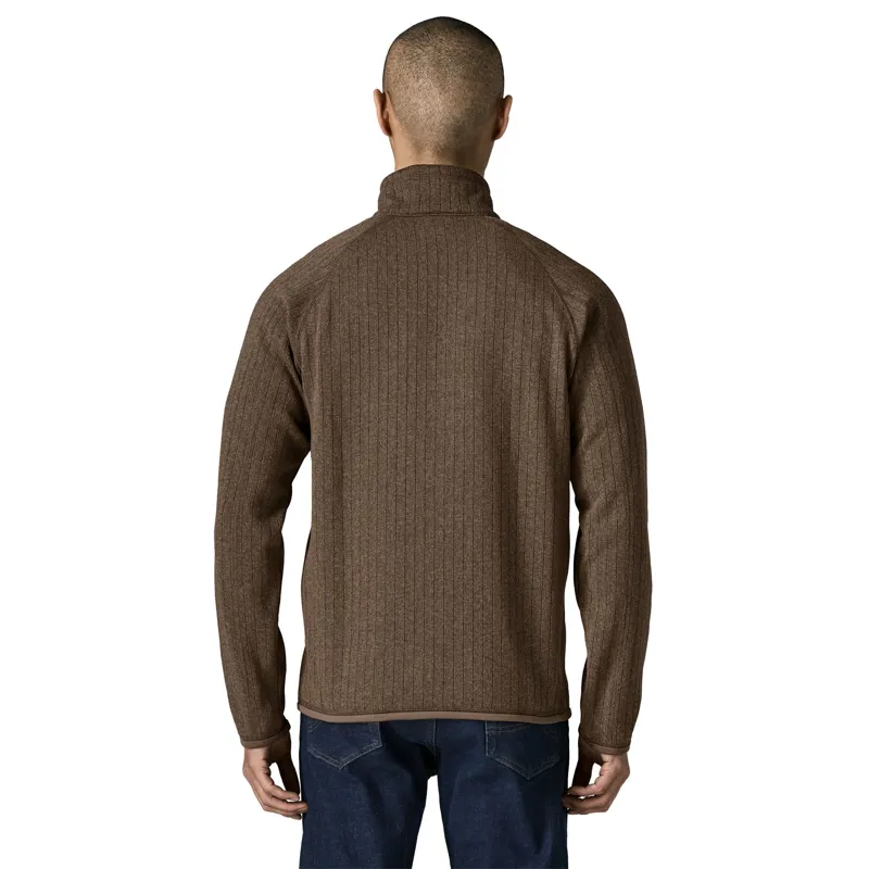 Patagonia Better Sweater Men's Fleece Jacket in Marlow Brown Rib Knit-6