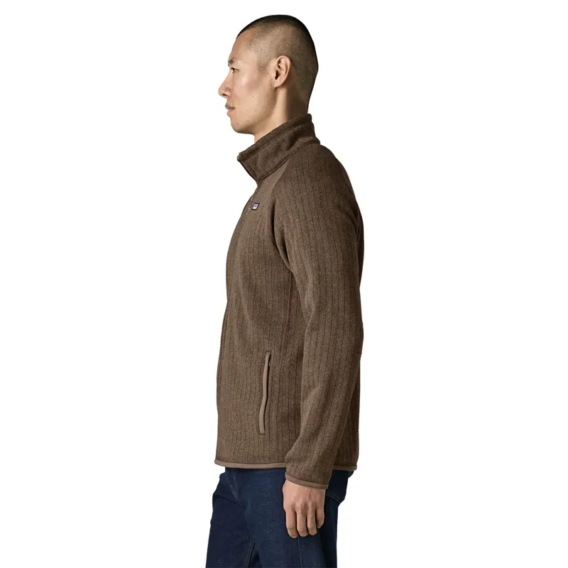 Patagonia Better Sweater Men's Fleece Jacket in Marlow Brown Rib Knit-7