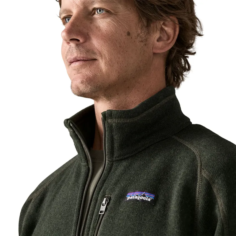 Patagonia Better Sweater Men's Fleece Jacket in Old Growth Green-3