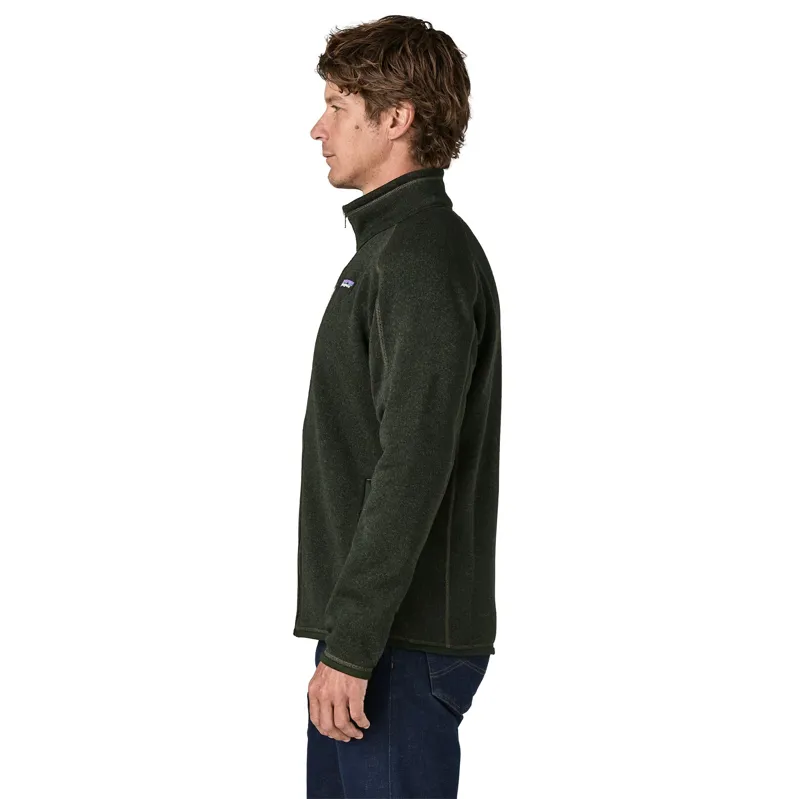 Patagonia Better Sweater Men's Fleece Jacket in Old Growth Green-7