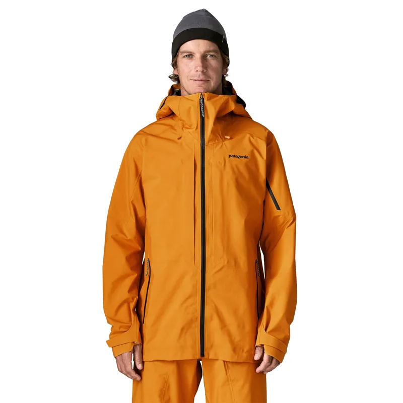 Patagonia Men's PowSlayer Ski Jacket in Autumn Orange-1