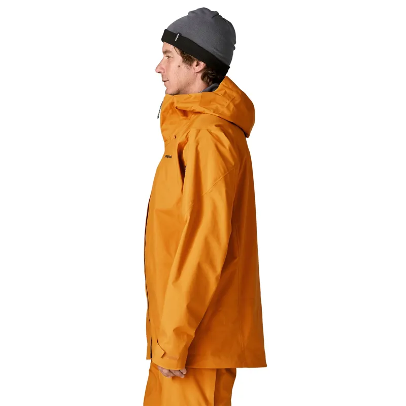 Patagonia Men's PowSlayer Ski Jacket in Autumn Orange-3
