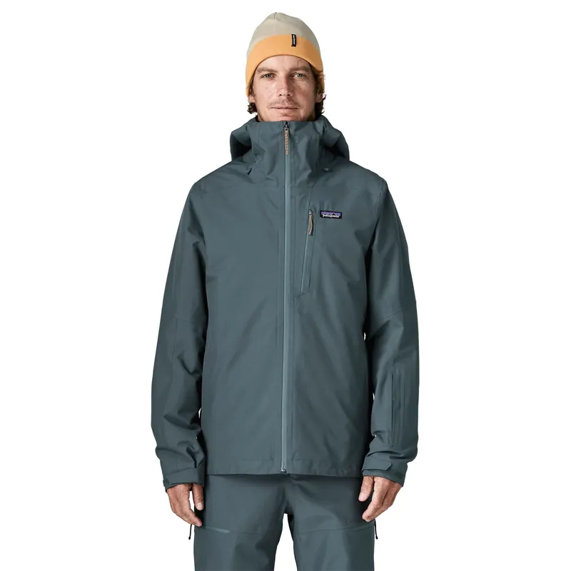 Patagonia Men's Insulated Powder Town Ski Jacket in Summit Blue-1