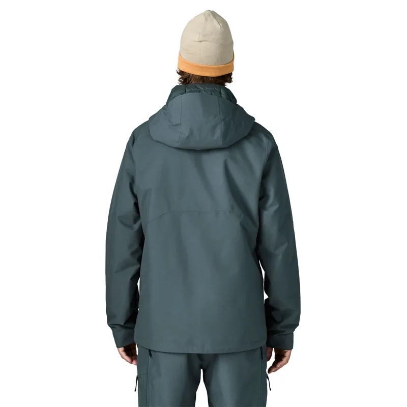 Patagonia Men's Insulated Powder Town Ski Jacket in Summit Blue-2