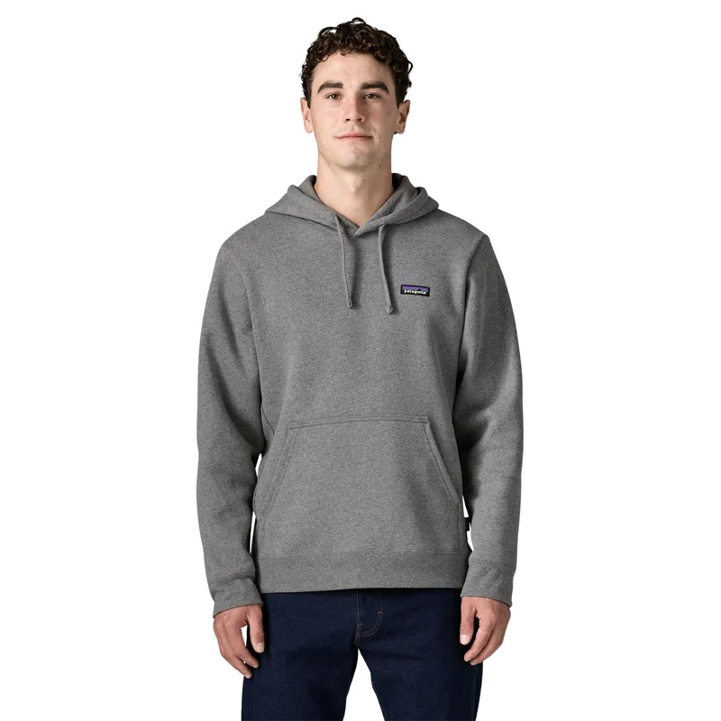 Patagonia P-6 Label Uprisal Men's Hoody in Gravel Heather-1