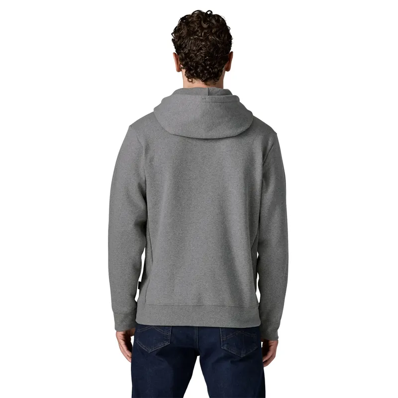 Patagonia P-6 Label Uprisal Men's Hoody in Gravel Heather-2