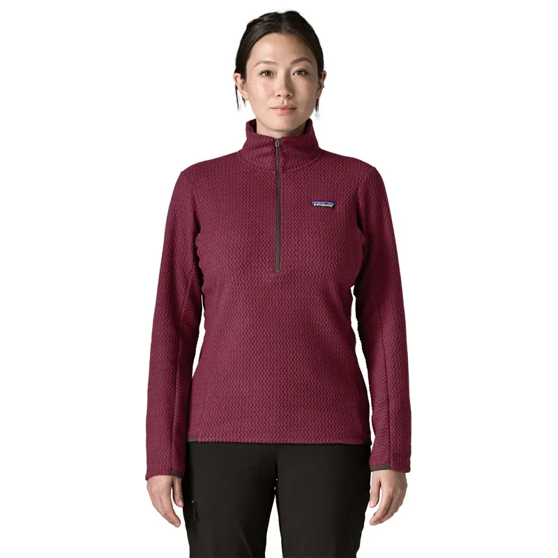 Patagonia R1 Air Zip Neck Women's Fleece in Berry Fig-1