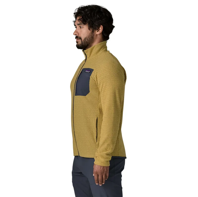 Patagonia R1 Air Men's Fleece Jacket in Lynx Tan-2