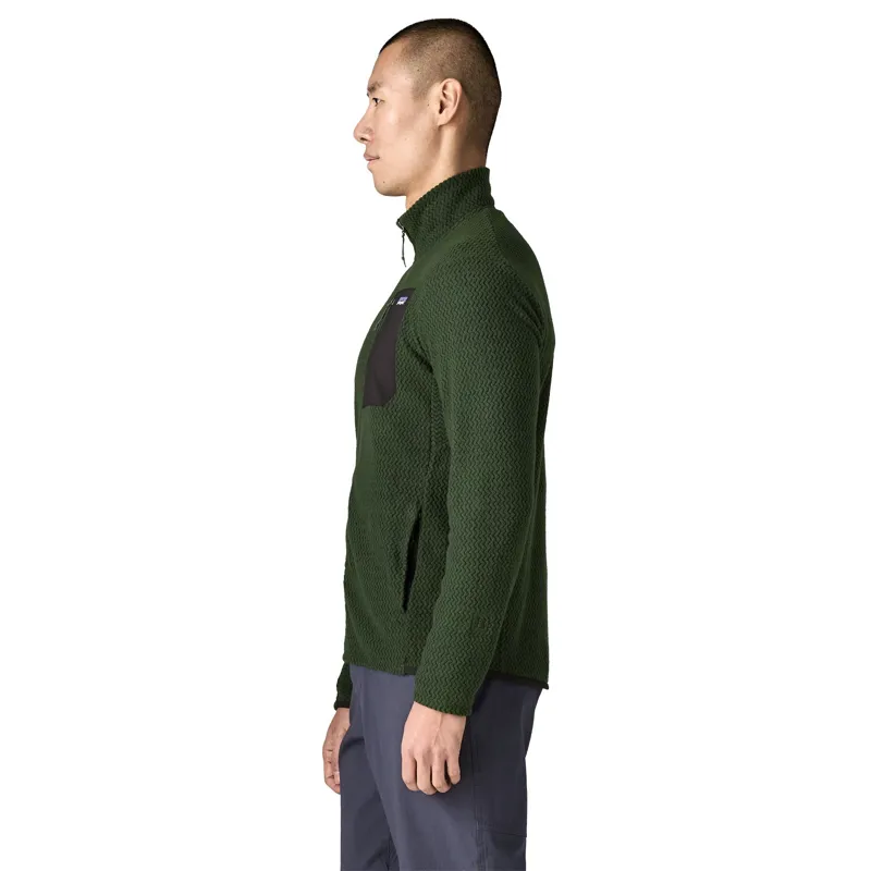 Patagonia R1 Air Men's Fleece Jacket in Treeline Green-3