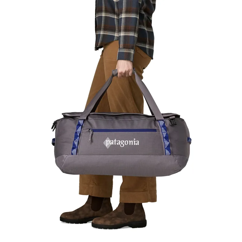 Patagonia Black Hole Duffel 55L in Hut Tripper-May Grey-1