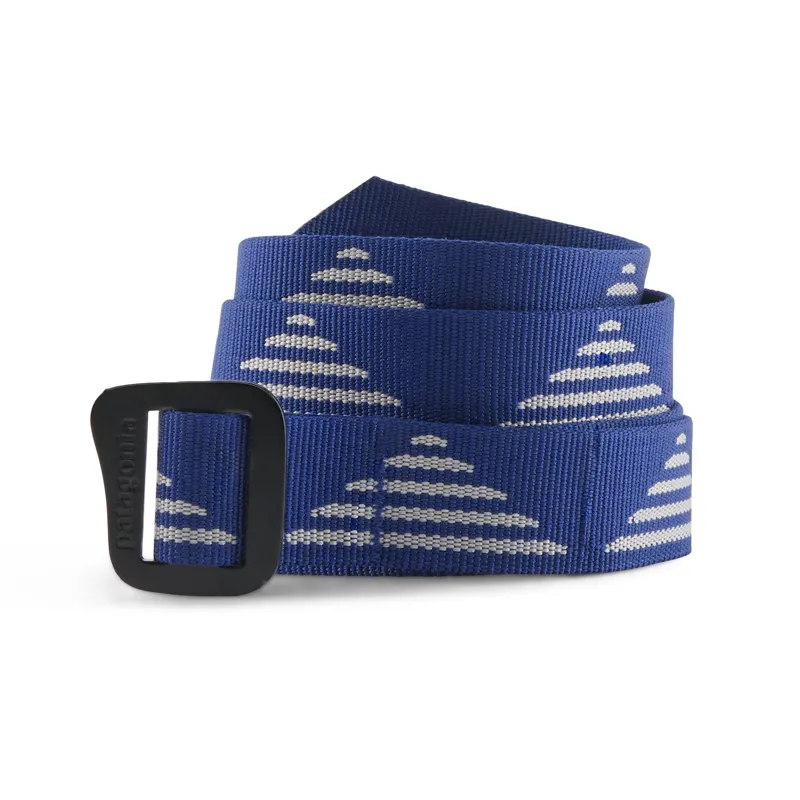 Patagonia Friction Belt in Hut Tripper Stripe-Cobalt Blue