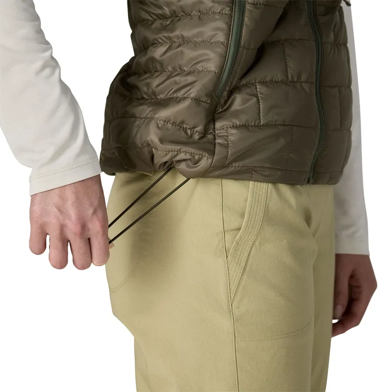 Patagonia Women's Nano Puff Vest in Birch White-5