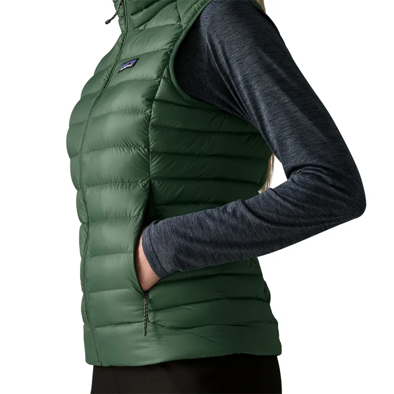 Patagonia Women's Down Sweater Vest in Canopy Green-5