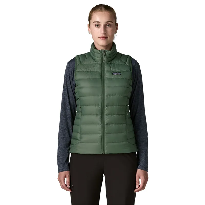 Patagonia Women's Down Sweater Vest in Canopy Green-1