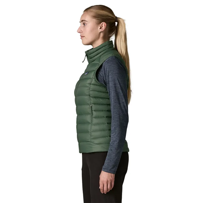 Patagonia Women's Down Sweater Vest in Canopy Green-2