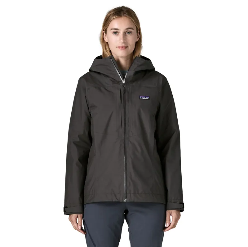 Patagonia Insulated Boulder Fork Women's Rain Jacket in Black-1