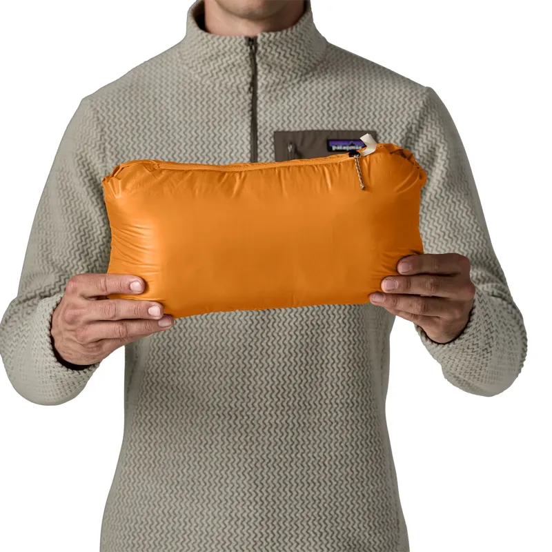 Patagonia Men's Durable Down Hoody in Autumn Orange-4