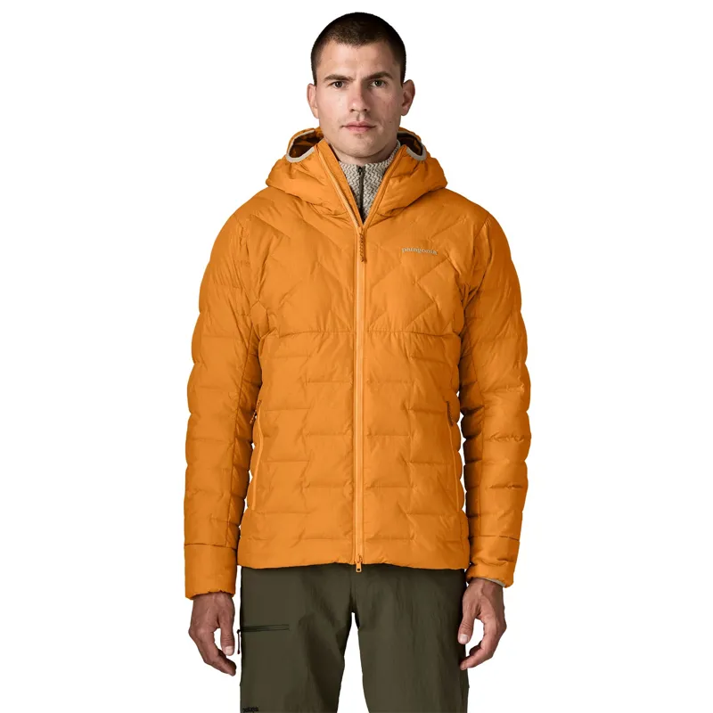 Patagonia Men's Durable Down Hoody in Autumn Orange-6