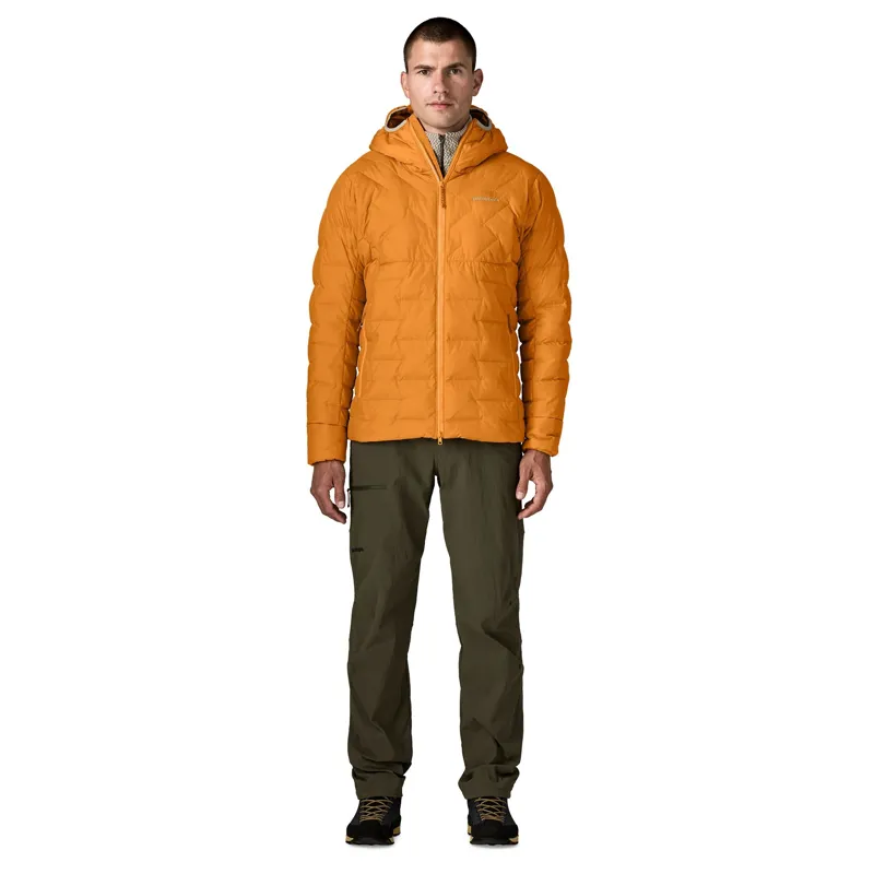 Patagonia Men's Durable Down Hoody in Autumn Orange-8