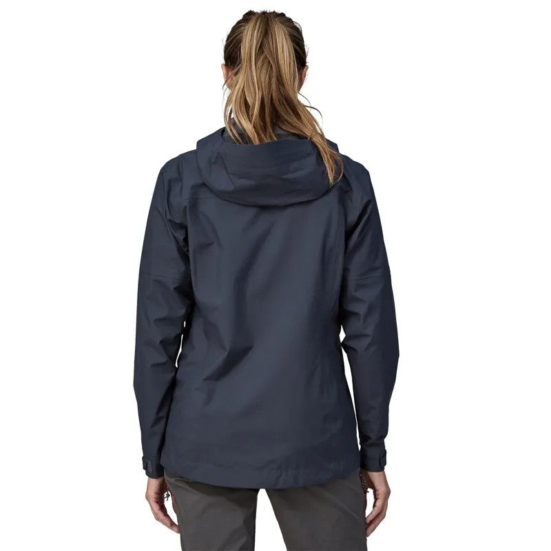 Patagonia Boulder Fork Women's Waterproof Jacket in Smolder Blue-2