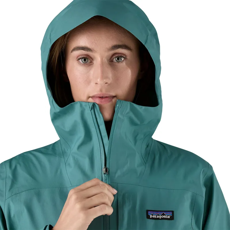 Patagonia Boulder Fork Women's Waterproof Jacket in Snowmelt Blue-3
