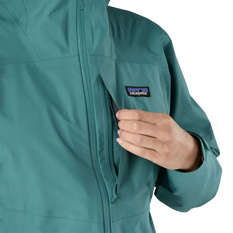 Patagonia Boulder Fork Women's Waterproof Jacket in Snowmelt Blue-5