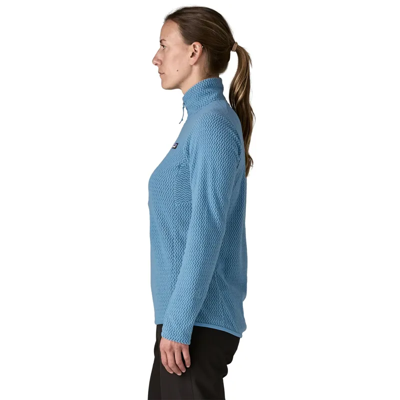 Patagonia R1 Air Zip Neck Womens Fleece in Wool White-2