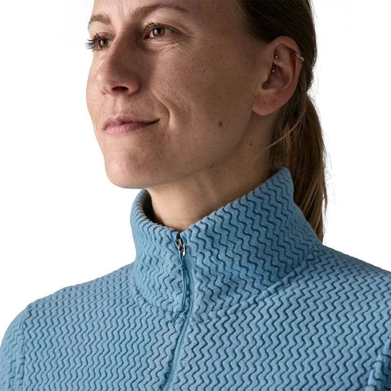Patagonia R1 Air Zip Neck Womens Fleece in Quiet Violet-5