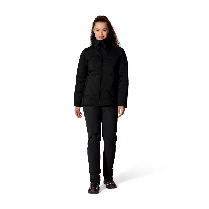 Rab Microlight Shield Women's Waterproof Down Jacket in Black-2