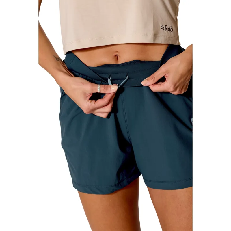 Rab Momentum Women's Shorts 4 inch Regular in Beluga-5