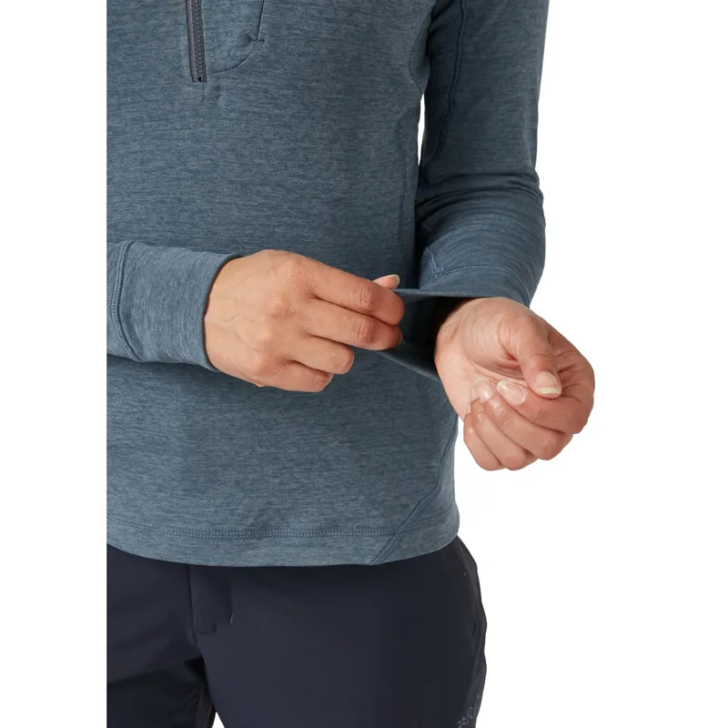 Rab Women's Nexus Pull-On Fleece in Mulberry-6