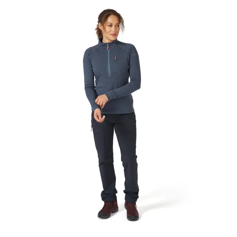 Rab Women's Nexus Pull-On Fleece in Pebble-2