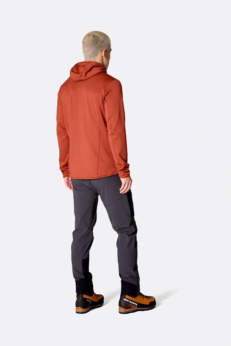 Rab Ascendor Men's Fleece Hoody in Tempest Blue-9