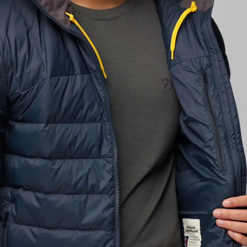 Fjallraven Expedition Pack Down Hoodie Men's in Navy-8