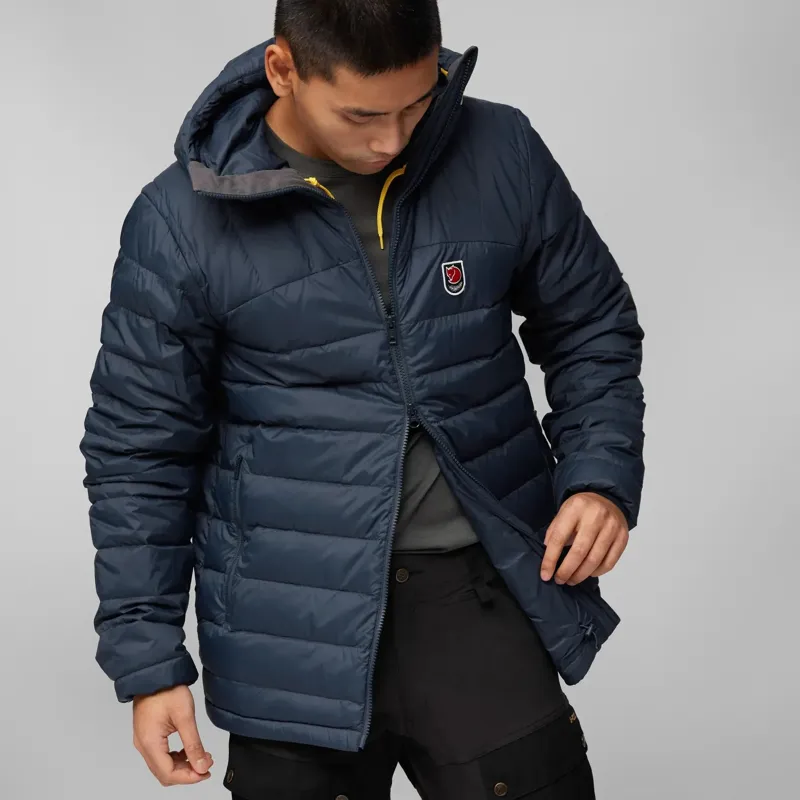 Fjallraven Expedition Pack Down Hoodie Men's in Navy-4