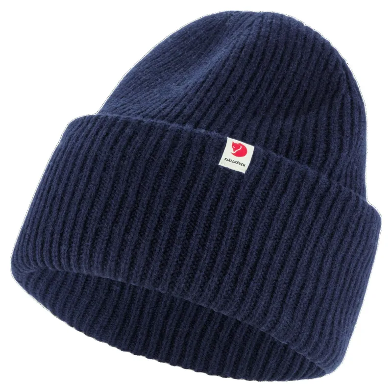 Fjallraven Heavy Beanie in Dark Navy