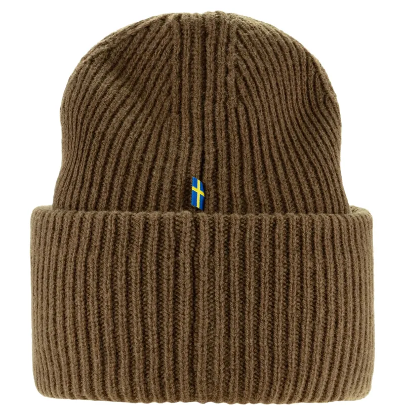 Fjallraven Heavy Beanie in Dark Oak-1