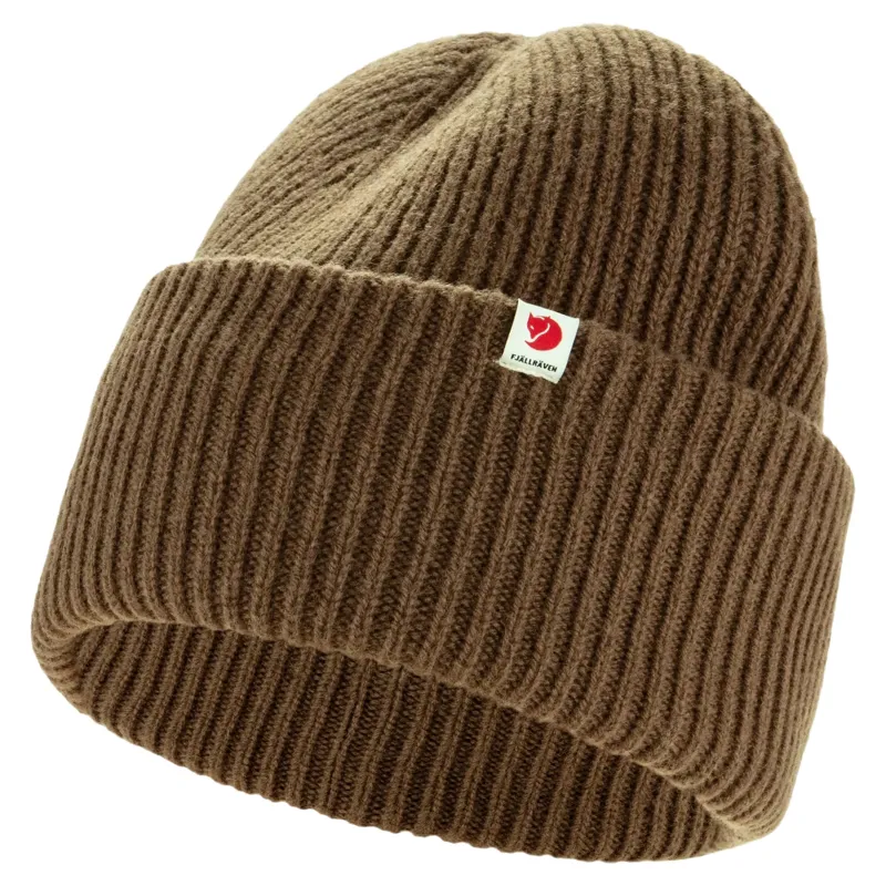 Fjallraven Heavy Beanie in Dark Oak