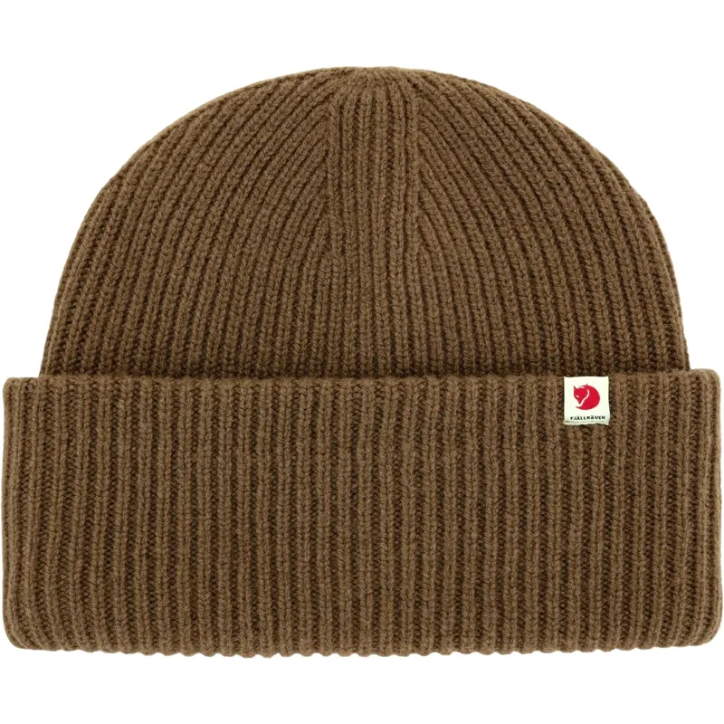 Fjallraven Heavy Beanie in Dark Oak-2