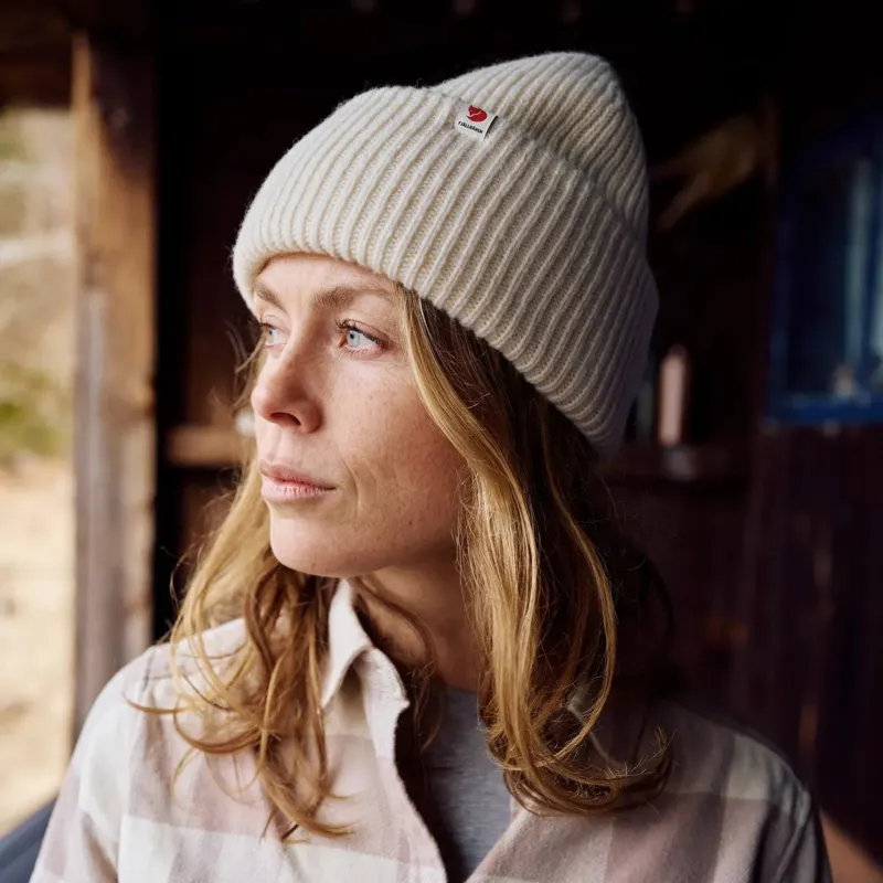 Fjallraven Heavy Beanie in Grey-3
